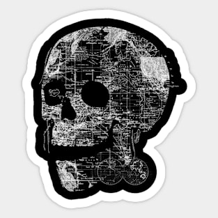 Skull Wanderlust Sticker